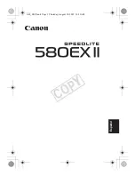 Preview for 118 page of Canon 580EX - Speedlite II - Hot-shoe clip-on... Instruction Manual