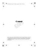 Preview for 175 page of Canon 580EX - Speedlite II - Hot-shoe clip-on... Instruction Manual