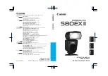 Preview for 176 page of Canon 580EX - Speedlite II - Hot-shoe clip-on... Instruction Manual