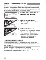 Preview for 24 page of Canon 580EX - Speedlite II - Hot-shoe clip-on... Manual