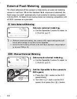 Preview for 30 page of Canon 580EX - Speedlite II - Hot-shoe clip-on... Manual