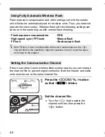 Preview for 40 page of Canon 580EX - Speedlite II - Hot-shoe clip-on... Manual