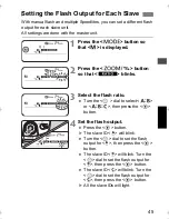 Preview for 45 page of Canon 580EX - Speedlite II - Hot-shoe clip-on... Manual