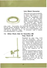 Предварительный просмотр 35 страницы Canon Canonflex RM Instructions Manual