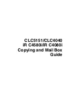 Preview for 3 page of Canon CLC5151 Copying And Mail Box Manual