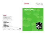 Canon Color imageCLASS MF8180c Starter Manual preview