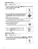 Preview for 72 page of Canon DC20 E Instruction Manual