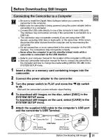 Preview for 179 page of Canon DC20 E Instruction Manual