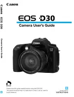 Canon DIGITAL IXUS vEOS D30 User Manual preview