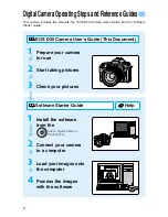 Предварительный просмотр 2 страницы Canon DIGITAL IXUS vEOS D30 User Manual