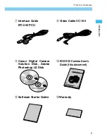 Предварительный просмотр 5 страницы Canon DIGITAL IXUS vEOS D30 User Manual