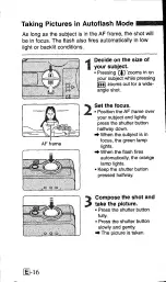 Предварительный просмотр 16 страницы Canon ELPH Z3 IXUS III Instructions Manual