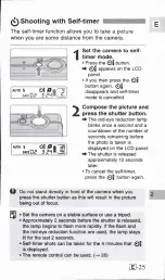 Предварительный просмотр 25 страницы Canon ELPH Z3 IXUS III Instructions Manual