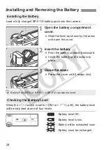 Предварительный просмотр 24 страницы Canon EOS 5D Mark II - EOS 5D Mark II 21.1MP Full Frame CMOS Digital SLR... Instruction Manual