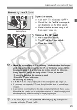 Предварительный просмотр 29 страницы Canon EOS 5D Mark II - EOS 5D Mark II 21.1MP Full Frame CMOS Digital SLR... Instruction Manual