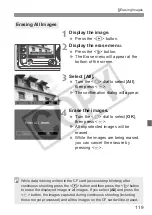 Предварительный просмотр 119 страницы Canon EOS 5D Mark II - EOS 5D Mark II 21.1MP Full Frame CMOS Digital SLR... Instruction Manual