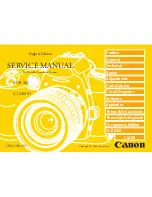 Canon EOS 5D Mark II - EOS 5D Mark II 21.1MP Full Frame CMOS Digital SLR... Service Manual предпросмотр