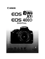 Preview for 1 page of Canon EOS DIGITAL REBEL XTi Instruction Manual