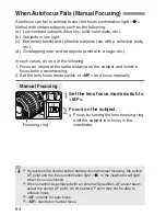 Предварительный просмотр 65 страницы Canon EOS EOS 300D Instruction Manual