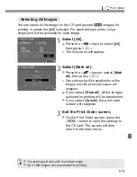 Предварительный просмотр 116 страницы Canon EOS EOS 300D Instruction Manual