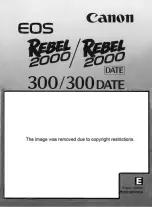 Предварительный просмотр 1 страницы Canon EOS Rebel 2000 Manual