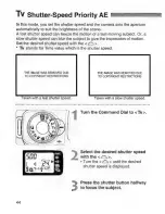 Предварительный просмотр 44 страницы Canon EOS Rebel 2000 Manual
