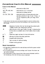 Предварительный просмотр 8 страницы Canon EOS REBEL SL1 Basic Instruction Manual