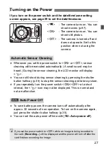 Предварительный просмотр 27 страницы Canon EOS REBEL SL1 Basic Instruction Manual