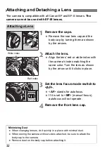 Предварительный просмотр 32 страницы Canon EOS REBEL SL1 Basic Instruction Manual