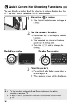 Предварительный просмотр 36 страницы Canon EOS REBEL SL1 Basic Instruction Manual