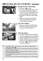 Предварительный просмотр 74 страницы Canon EOS REBEL SL1 Basic Instruction Manual