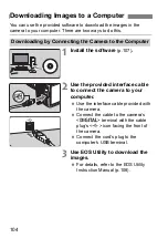 Предварительный просмотр 104 страницы Canon EOS REBEL SL1 Basic Instruction Manual