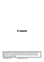 Предварительный просмотр 116 страницы Canon EOS REBEL SL1 Basic Instruction Manual