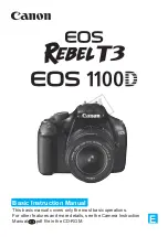 Предварительный просмотр 1 страницы Canon EOS REBEL T3 EOS 1100D Basic Manual