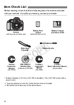 Предварительный просмотр 4 страницы Canon EOS REBEL T3 EOS 1100D Basic Manual