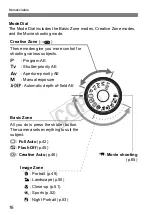 Предварительный просмотр 16 страницы Canon EOS REBEL T3 EOS 1100D Basic Manual