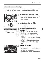 Предварительный просмотр 173 страницы Canon EOS Rebel T4i 18-135mm IS STM Lens Kit Instruction Manual