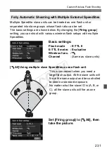 Предварительный просмотр 231 страницы Canon EOS Rebel T4i 18-135mm IS STM Lens Kit Instruction Manual