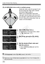 Предварительный просмотр 232 страницы Canon EOS Rebel T4i 18-135mm IS STM Lens Kit Instruction Manual