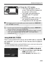 Предварительный просмотр 259 страницы Canon EOS Rebel T4i 18-135mm IS STM Lens Kit Instruction Manual