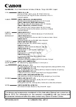 Предварительный просмотр 372 страницы Canon EOS Rebel T4i 18-135mm IS STM Lens Kit Instruction Manual