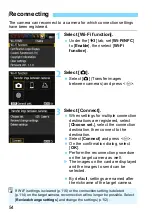 Preview for 54 page of Canon EOS REBEL T6 (W) Wireless Function Instruction Manual