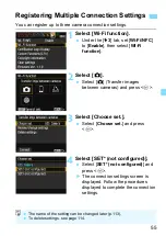 Preview for 55 page of Canon EOS REBEL T6 (W) Wireless Function Instruction Manual