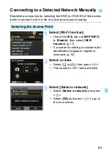 Preview for 83 page of Canon EOS REBEL T6 (W) Wireless Function Instruction Manual