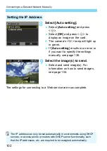 Preview for 102 page of Canon EOS REBEL T6 (W) Wireless Function Instruction Manual