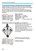 Предварительный просмотр 224 страницы Canon EOS REBEL T7I Instruction Manual