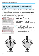 Предварительный просмотр 226 страницы Canon EOS REBEL T7I Instruction Manual