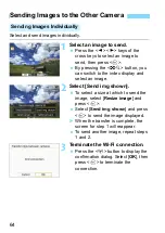 Preview for 64 page of Canon EOS REBEL T7I Wi-Fi (Wireless Communication) Function Instruction Manual