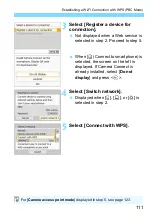 Preview for 111 page of Canon EOS REBEL T7I Wi-Fi (Wireless Communication) Function Instruction Manual