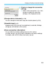 Preview for 133 page of Canon EOS REBEL T7I Wi-Fi (Wireless Communication) Function Instruction Manual